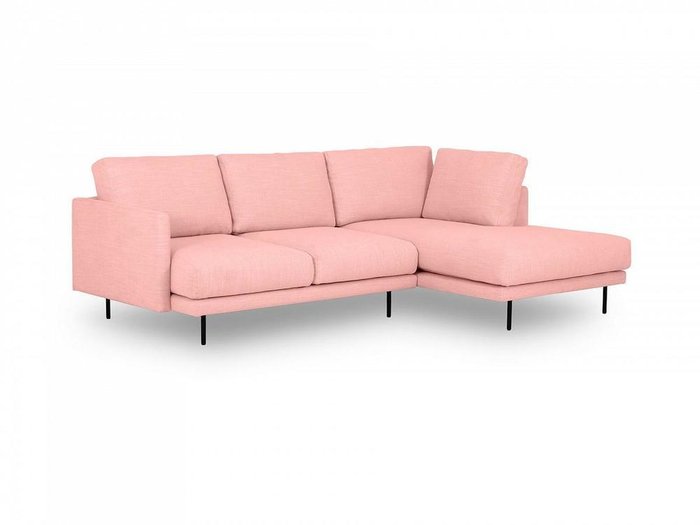 Угловой диван Ricadi розового цвета - купить Угловые диваны по цене 143550.0