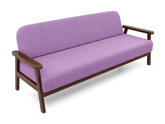 Диван Флори Б фиолетового цвета - лучшие Прямые диваны в INMYROOM