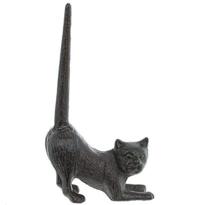 Фигурка Кошка черного цвета - купить Фигуры и статуэтки по цене 3430.0