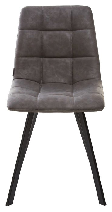 Стул Chilli Square серого цвета (экокожа) - купить Обеденные стулья по цене 4850.0