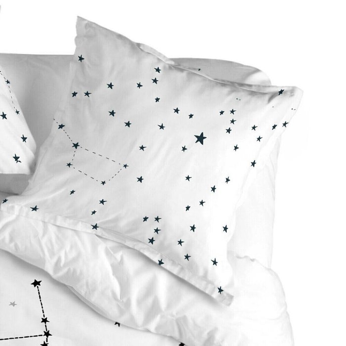 Наволочка Blanc Constellation 60x60 белого цвета - лучшие Наволочки в INMYROOM