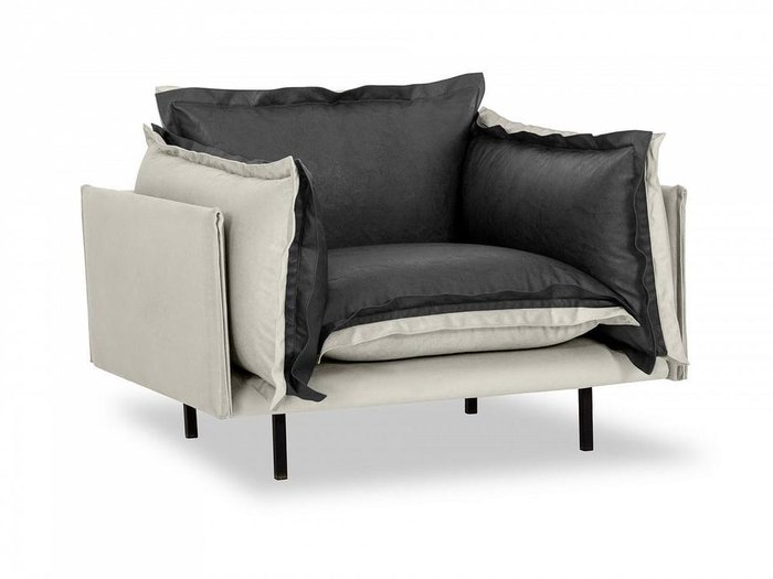 Кресло Barcelona серо-белого цвета - купить Интерьерные кресла по цене 60390.0