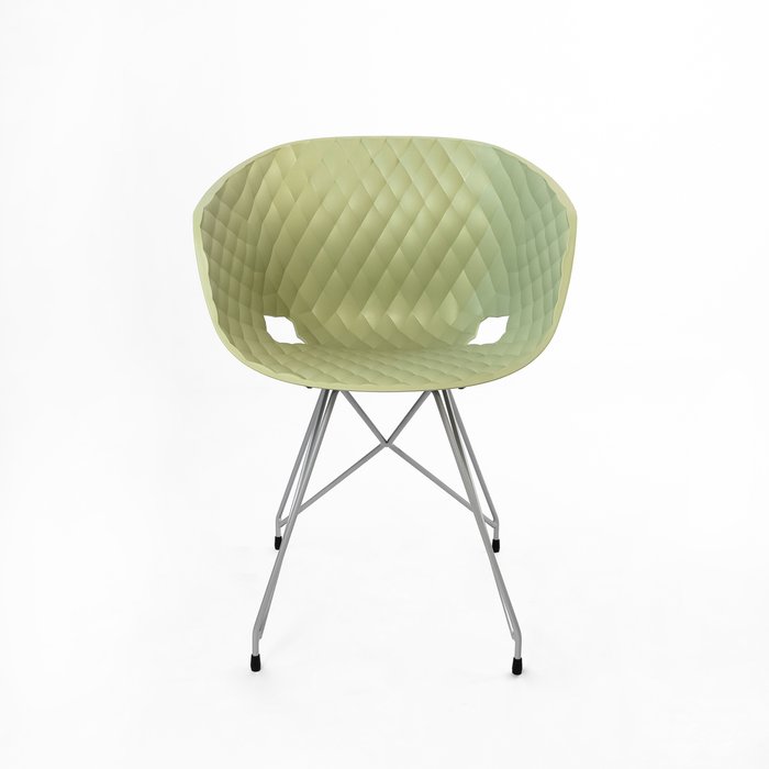 Кресло Uni-Ka фисташкового цвета - купить Обеденные стулья по цене 26200.0