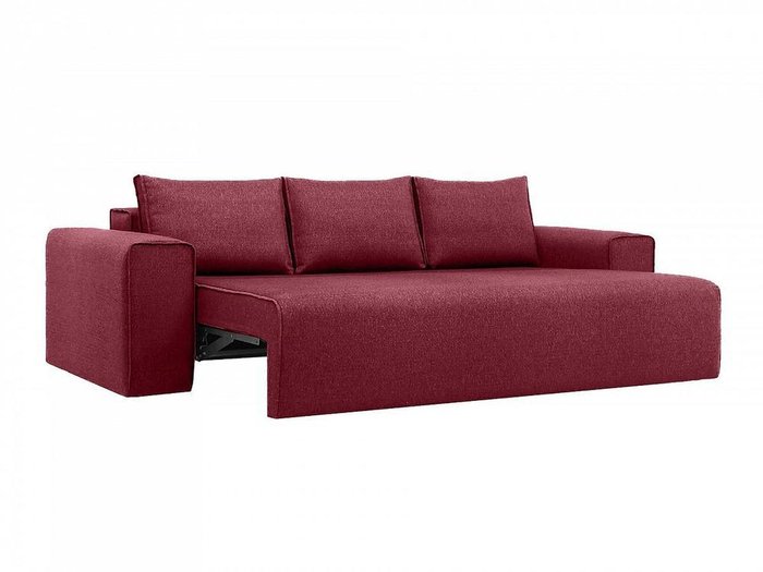 Диван-кровать Bui бордового цвета - лучшие Прямые диваны в INMYROOM