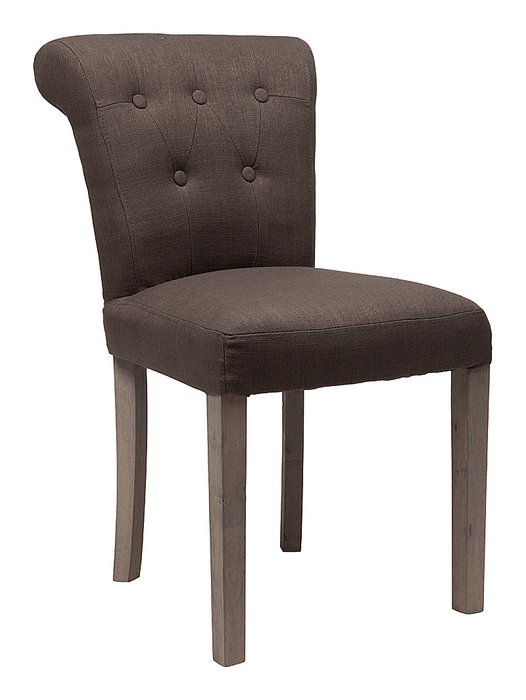 стул с мягкой обивкой "Benson"  Лен - лучшие Обеденные стулья в INMYROOM