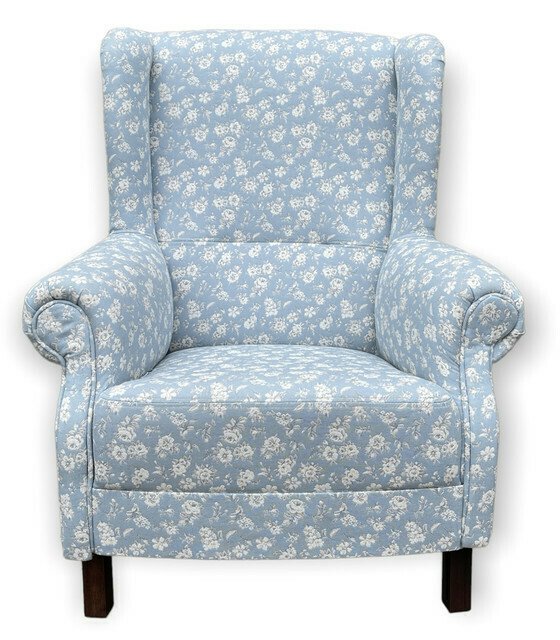 Кресло Белая Роза голубого цвета - купить Интерьерные кресла по цене 38400.0
