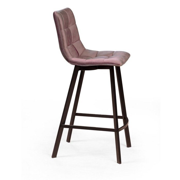 Стул полубарный Uno пепельно-розового цвета - лучшие Барные стулья в INMYROOM