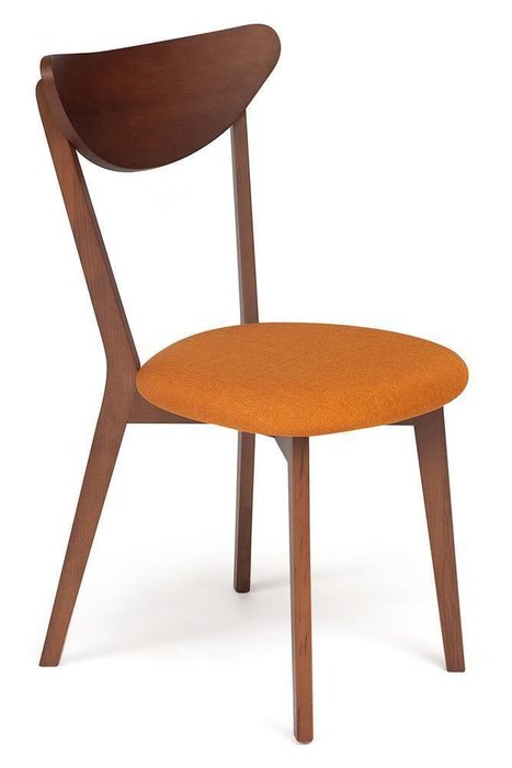 Набор из двух стульев Maxi оранжево-коричневого цвета - купить Обеденные стулья по цене 9160.0