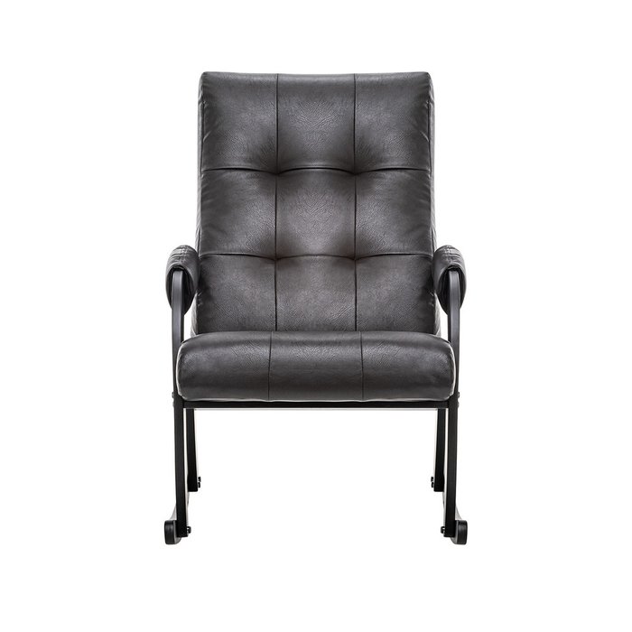 Кресло-качалка Спринг темно-коричневого цвета - купить Интерьерные кресла по цене 16400.0