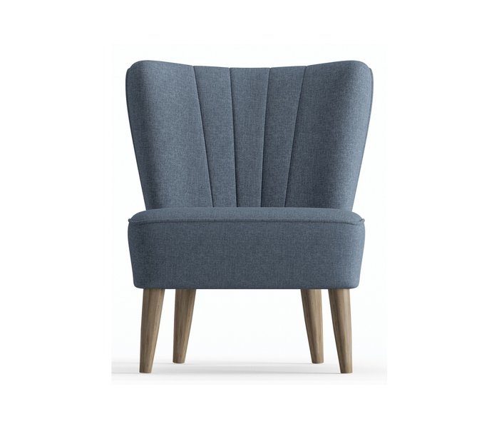 Кресло Пальмира синего цвета - купить Интерьерные кресла по цене 16490.0