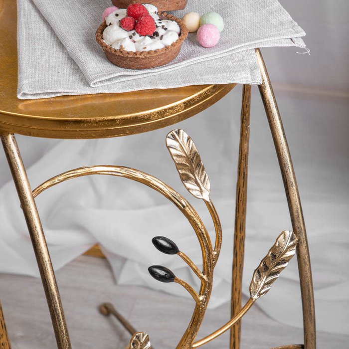 Стол кофейный Oliva Branch бронзового цвета - лучшие Кофейные столики в INMYROOM