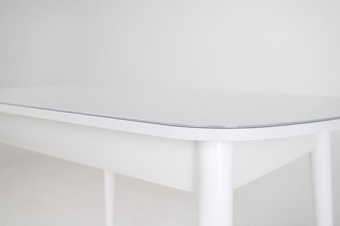 Раздвижной обеденный стол Хоста белого цвета - купить Обеденные столы по цене 15991.0