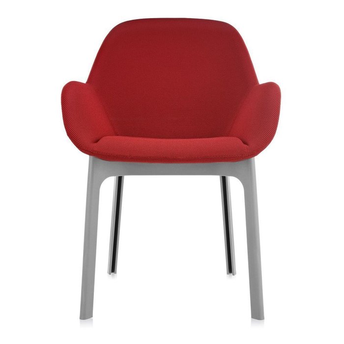 Стул Clap красно-серого цвета - купить Обеденные стулья по цене 50268.0