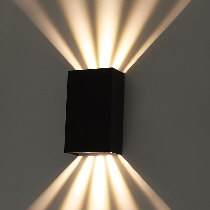 Фасадный светильник Arte Lamp ALGOL A5640AL-2BK - купить Настенные уличные светильники по цене 2490.0