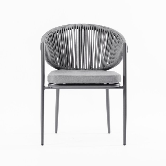 Садовый стул Риччоне серого цвета - купить Садовые стулья по цене 19500.0