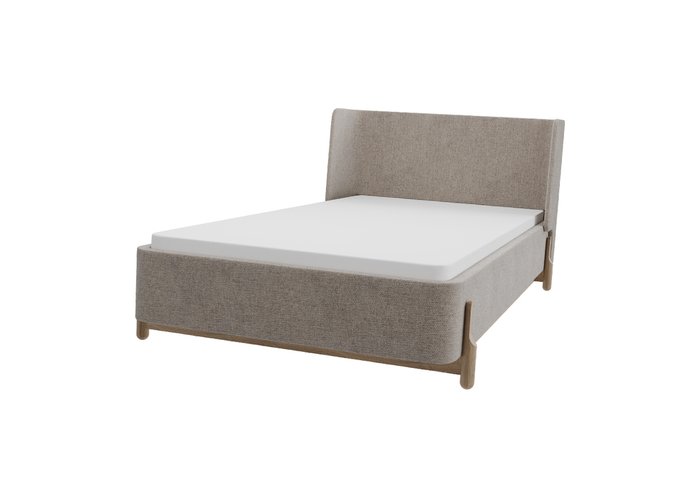 Кровать Basic 90х200 бежевого цвета с подъемным механизмом - лучшие Кровати для спальни в INMYROOM