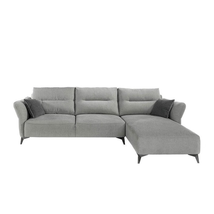 Угловой диван серого цвета - купить Угловые диваны по цене 345990.0