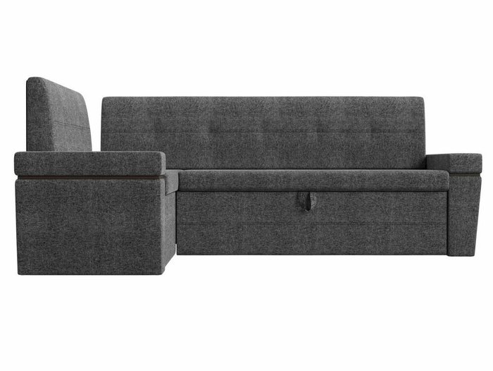 Угловой диван-кровать Деметра серого цвета левый угол - купить Угловые диваны по цене 44999.0