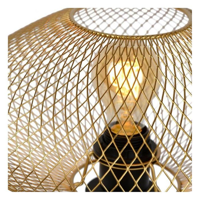 Настольная лампа Mesh 21523/01/02 (металл, цвет золото) - купить Настольные лампы по цене 9820.0