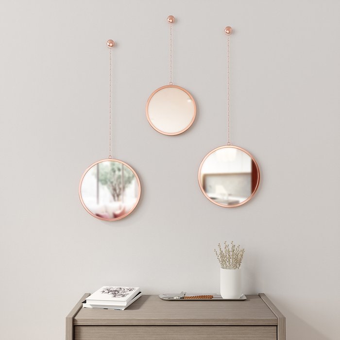 Зеркала декоративные Dima в медного цвета - купить Декор стен по цене 4990.0