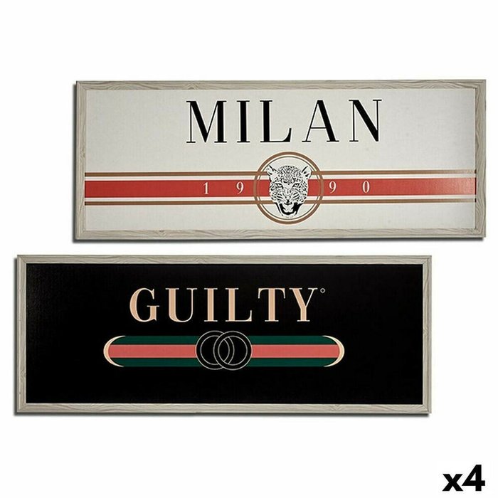 Картина GUILTY MILAN ДСП 2 x 46 x 121 cm (4 штук)