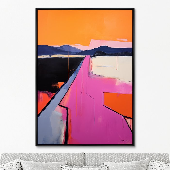 Репродукция картины Landscape collection, Lines of the heat, No 2, 2024г. - купить Картины по цене 24999.0