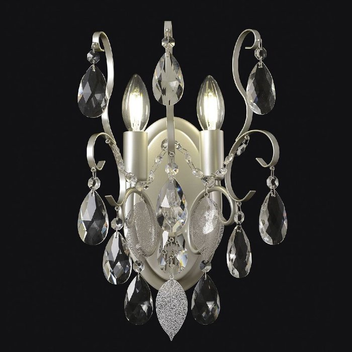 Бра ESMIRALDA AP2 SILVER (металл, цвет серебро)