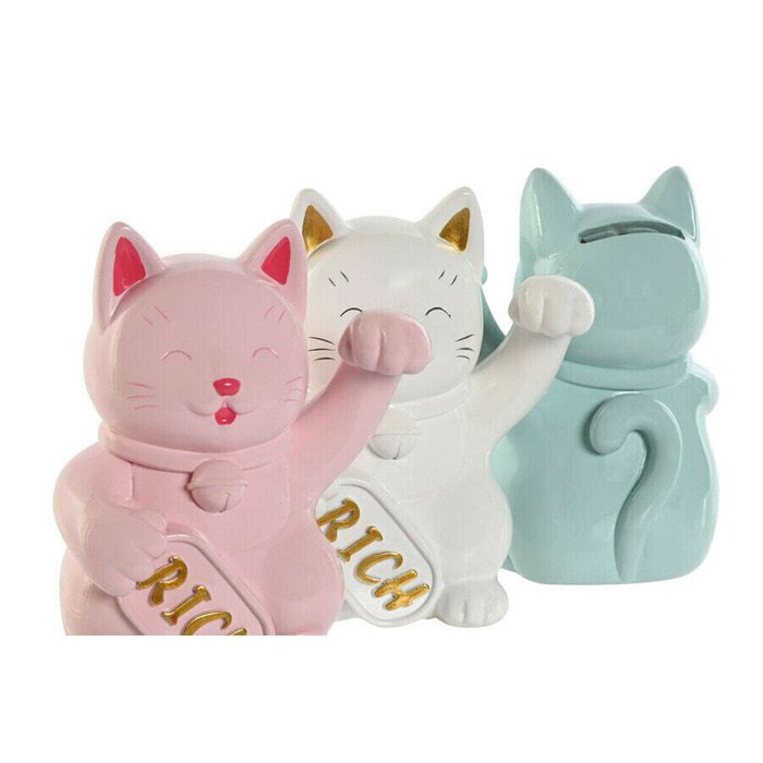 Kопилка Home ESPRIT Смола кот 12 x 9,5 x 16 cm (3 штук) - лучшие Фигуры и статуэтки в INMYROOM Kопилка Home ESPRIT Смола кот 12 x 9,5 x 16 cm (3 штук) - лучшие Фигуры и статуэтки в INMYROOM