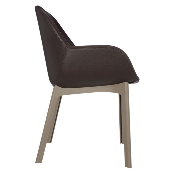 Стул Clap бежево-коричневого цвета - лучшие Обеденные стулья в INMYROOM