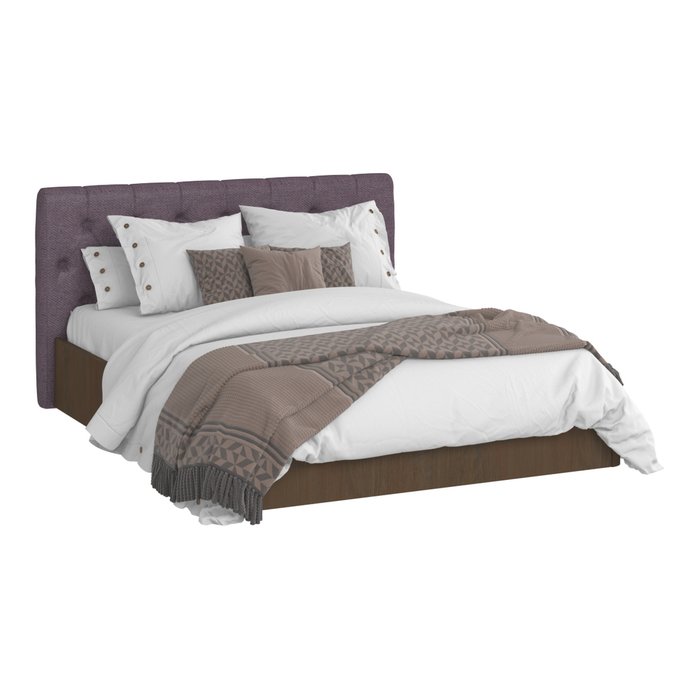 Кровать Сиена 180х200 с сиреневым изголовьем и подъемным механизмом - лучшие Кровати для спальни в INMYROOM