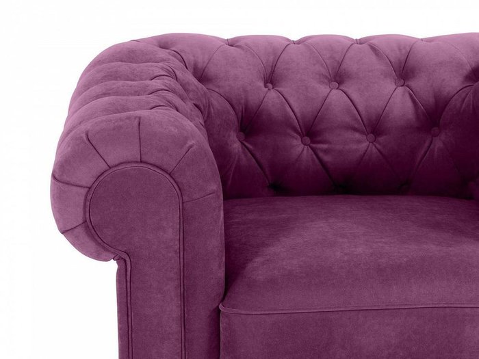 Кресло Chesterfield пурпурового цвета  - лучшие Интерьерные кресла в INMYROOM
