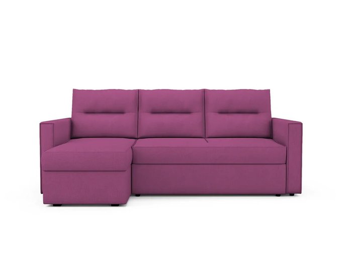 Угловой Диван-кровать Macao левый пурпурного цвета