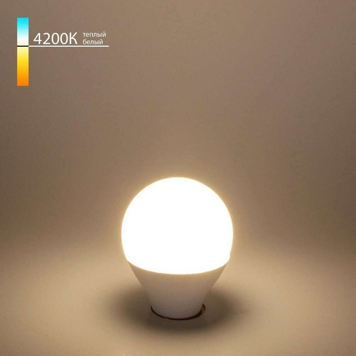 Светодиодная лампа G45 7W 4200K E14 BLE1406 Mini Classic грушевидной формы - купить Лампочки по цене 427.0