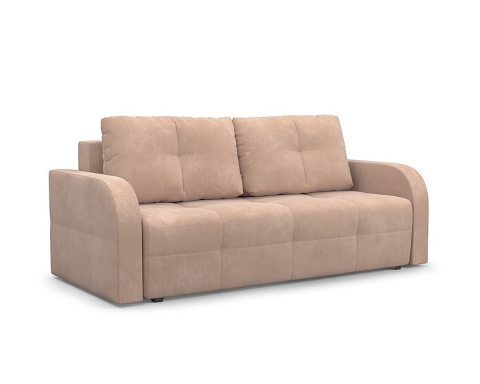 Прямой диван-кровать Марсель 3 бежевого цвета