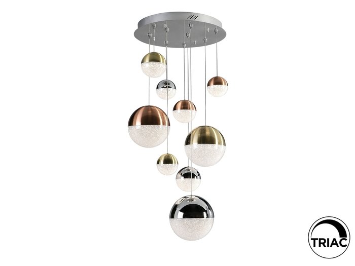 Подвесной светильник Sphere 9L LED Ø50 DIM цвет. Подвесной светильник Sphere 9L LED Ø50 DIM цвет.