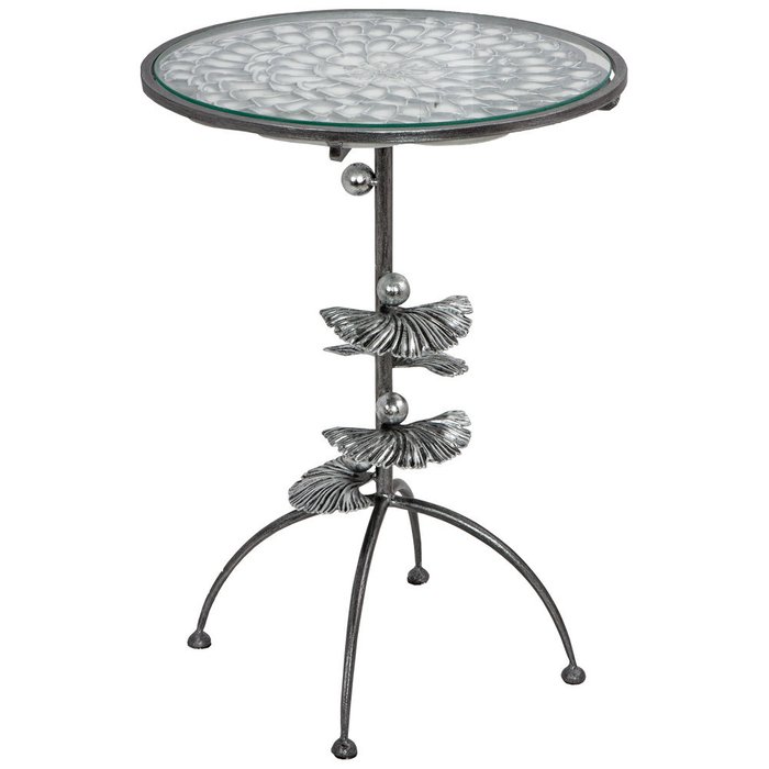 Столик кофейный Терра Роуз Серебро серебряного цвета - лучшие Кофейные столики в INMYROOM