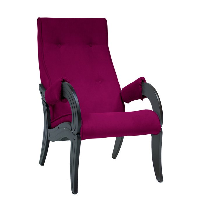 Кресло для отдыха темно-розового цвета