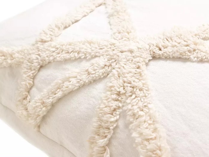 Чехол на подушку Moor 45х45 белого цвета - купить Чехлы для подушек по цене 1790.0