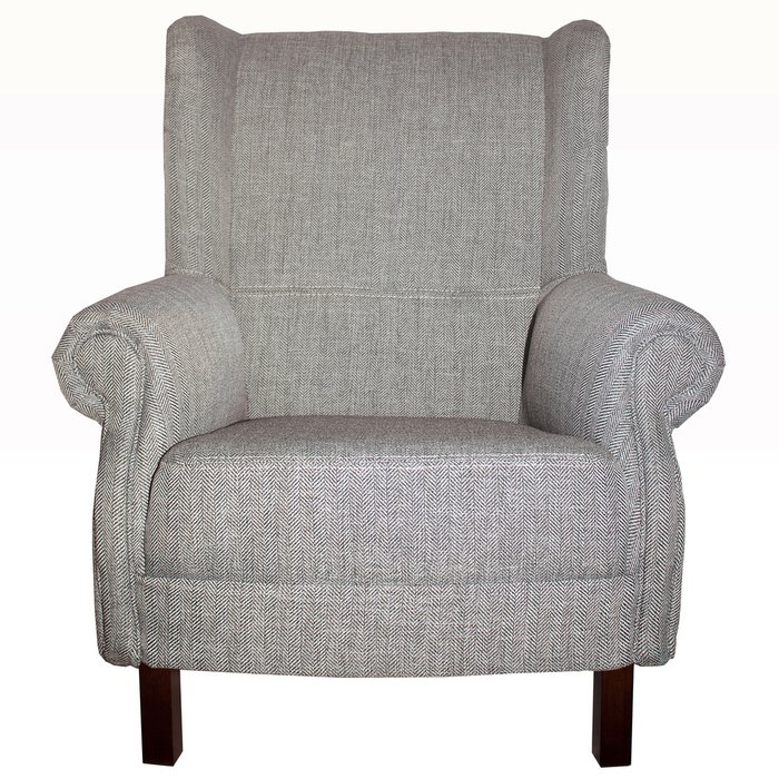 Кресло Осло серо-голубого цвета   - купить Интерьерные кресла по цене 38400.0