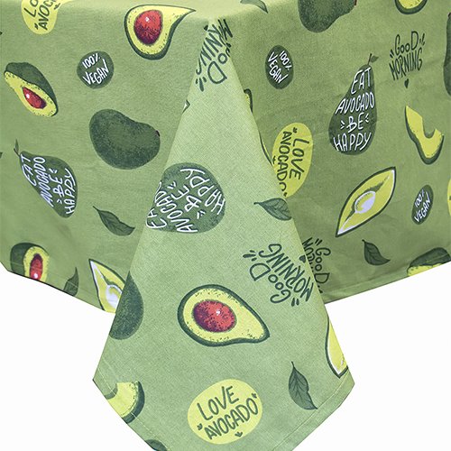 Скатерть 145х180 'Радушная хозяйка (Традиция)', рогожка, 100 % хлопок, 'Авокадо' - купить Скатерти по цене 1094