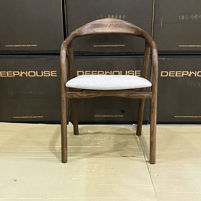 Стул Лугано серо-коричневого цвета - купить Обеденные стулья по цене 29990.0