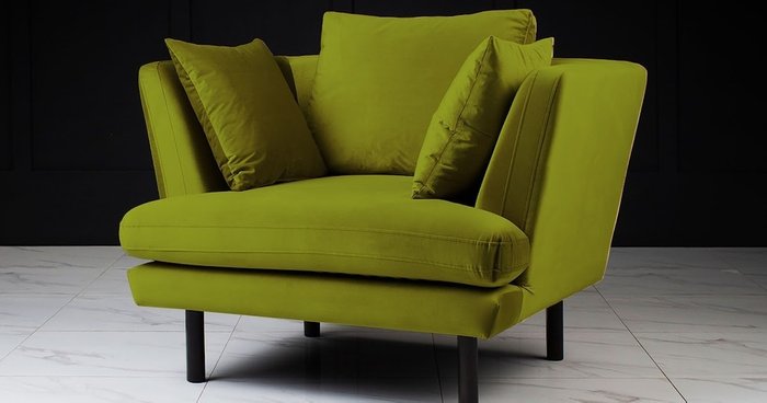 Кресло Djun зеленого цвета - купить Интерьерные кресла по цене 43900.0