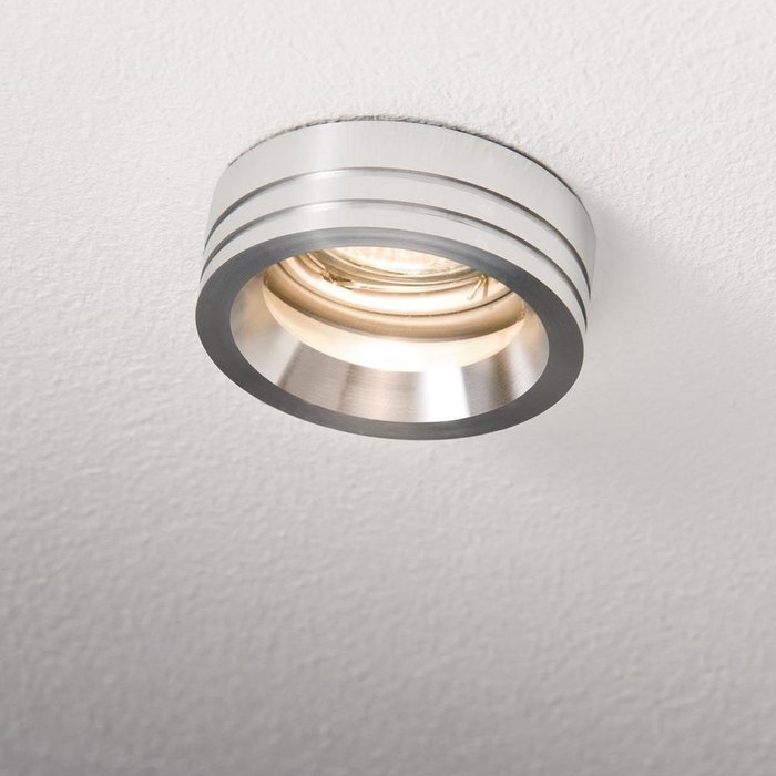 Встраиваемый светильник Premium Curl Led серого цвета - лучшие Встраиваемые споты в INMYROOM