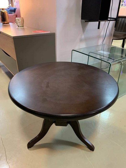 Журнальный стол Round oak коричневого цвета - купить Журнальные столики по цене 4792.0