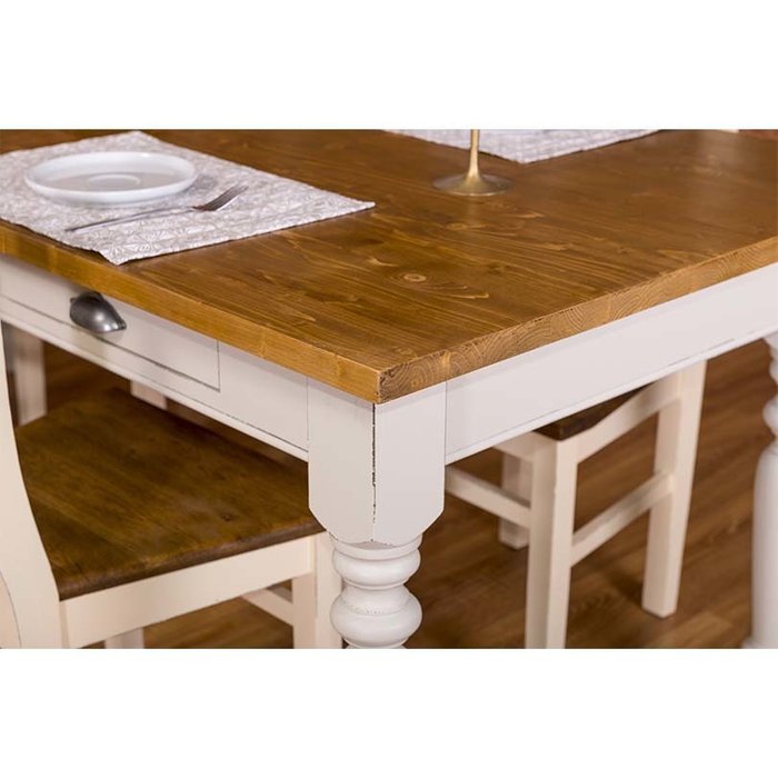 Стол обеденный Брюгге с ящиками - лучшие Обеденные столы в INMYROOM