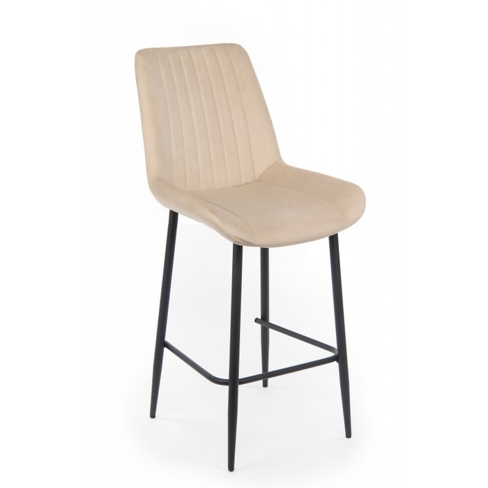 Барный стул Седа 360 бежевого цвета вращающийся Барный стул Седа 360 бежевого цвета вращающийся