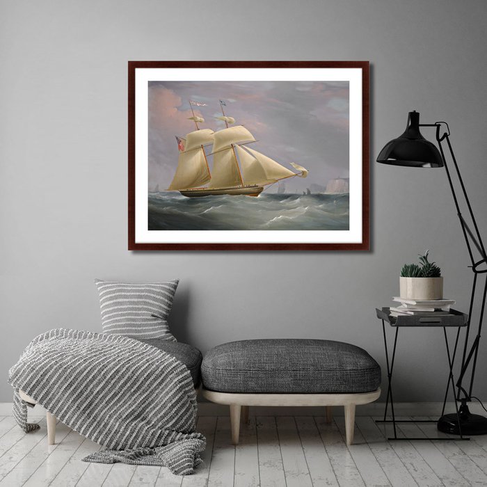 Репродукция картины The topsail schooner 1838 г. - лучшие Картины в INMYROOM
