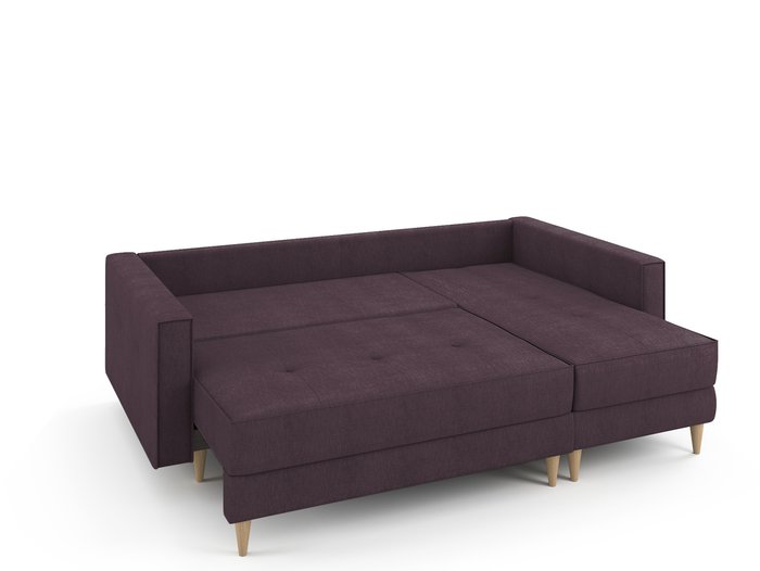 Угловой раскладной диван Отто правый бледно-лилового цвета - купить Угловые диваны по цене 77700.0