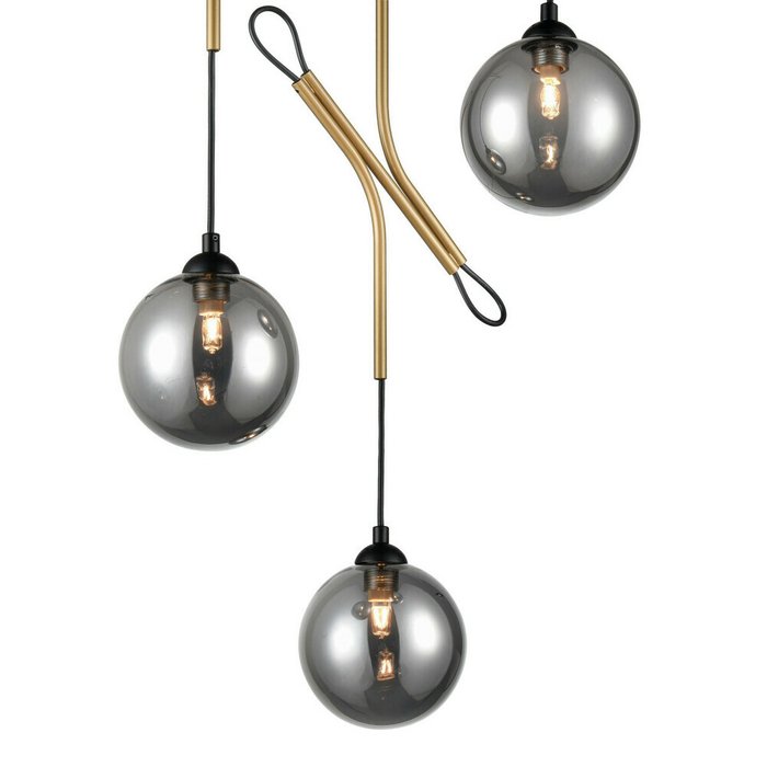 Подвесной светильник Ottava золотисто-серого цвета - лучшие Подвесные светильники в INMYROOM