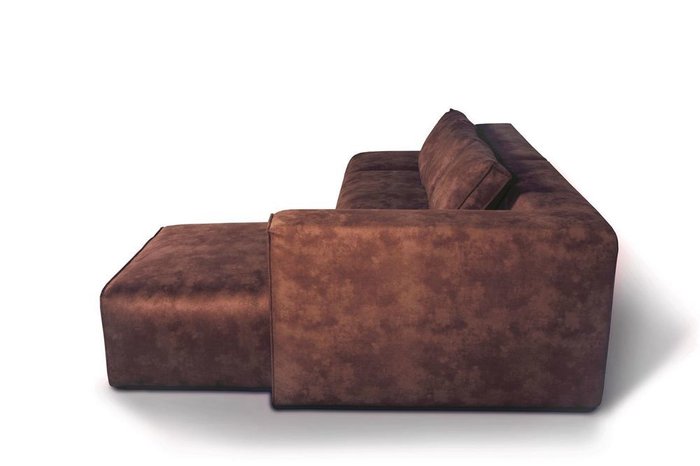Диван угловой Industrial Loft коричневого цвета - лучшие Угловые диваны в INMYROOM